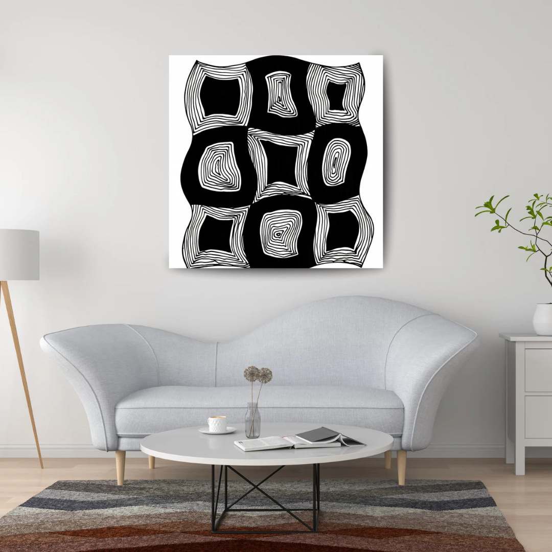 Nine Squares — Our New Geometric Doodle Art Print Is Here